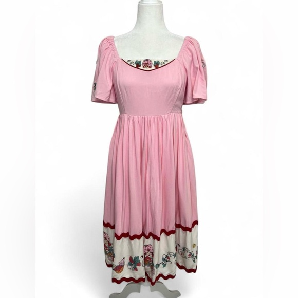 Strawberry Shortcake Embroidered Midi
Dress - BoxLunch Exclusive. - Picture 8 of 8